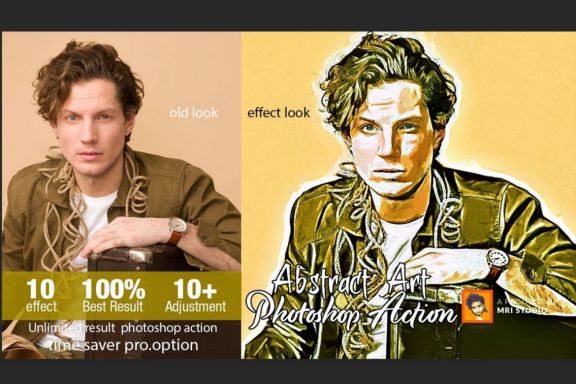 Abstract Art Photoshop Action