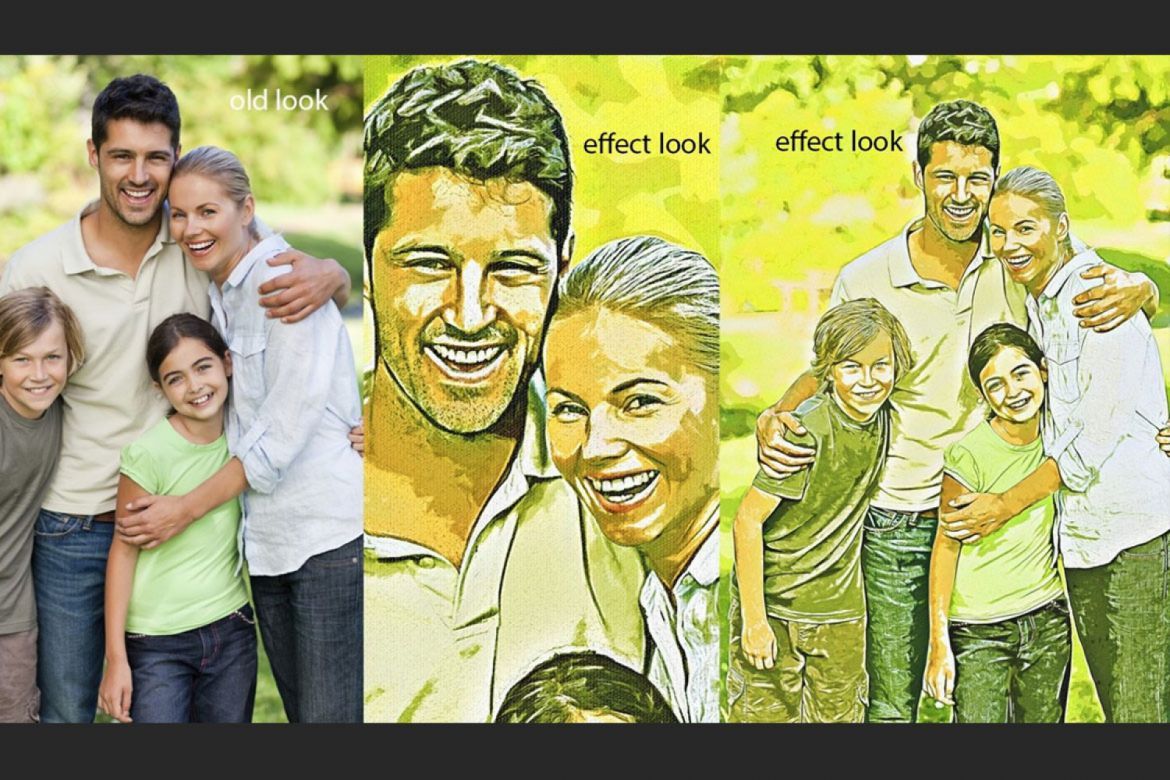 Abstract Art Photoshop Action alternate