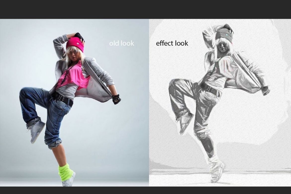 Abstract Art Photoshop Action - view 3