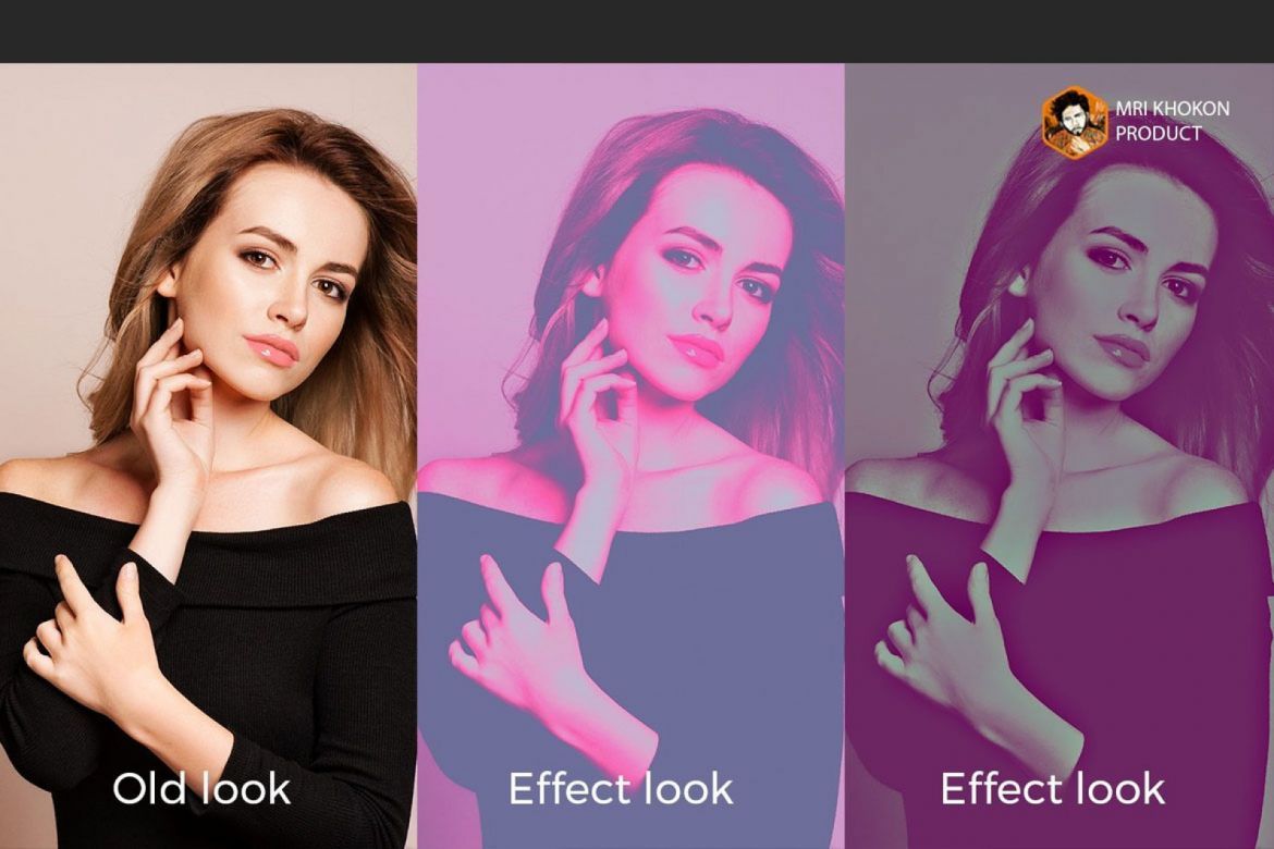 Duotone Photoshop Action alternate