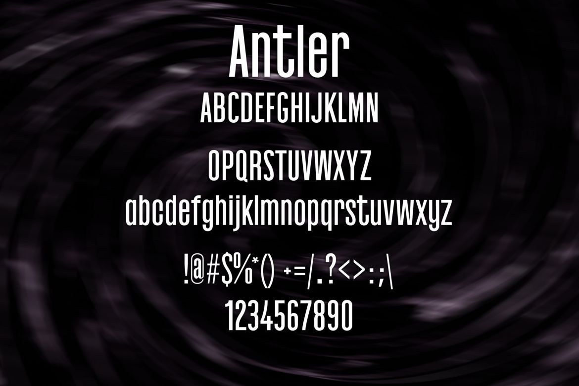 Antler Font - view 2