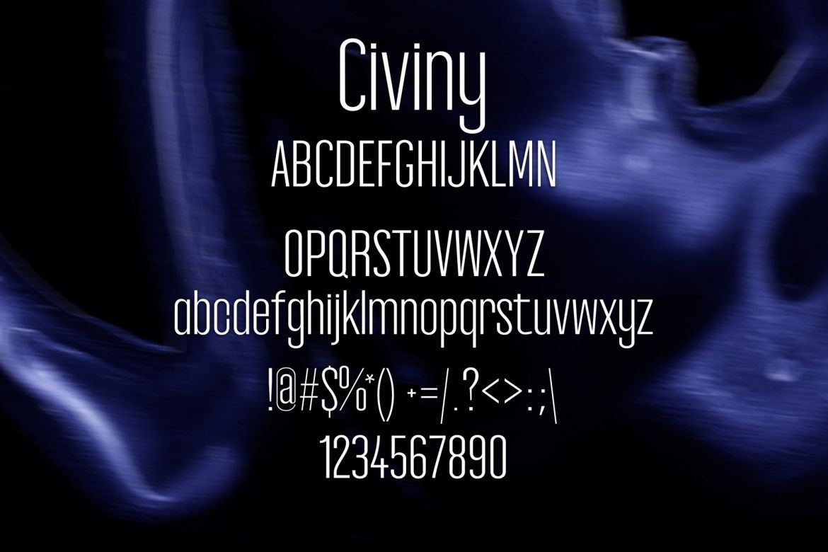 Civiny Font alternate