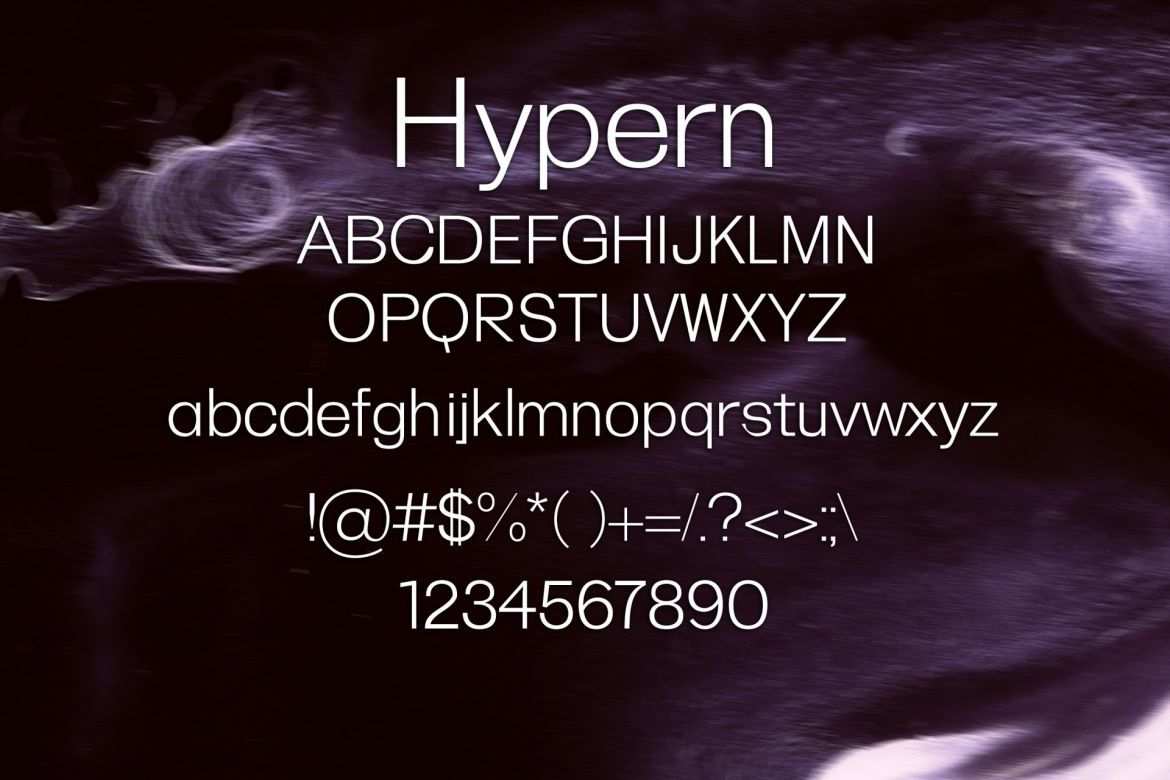 Hypern Font - view 2