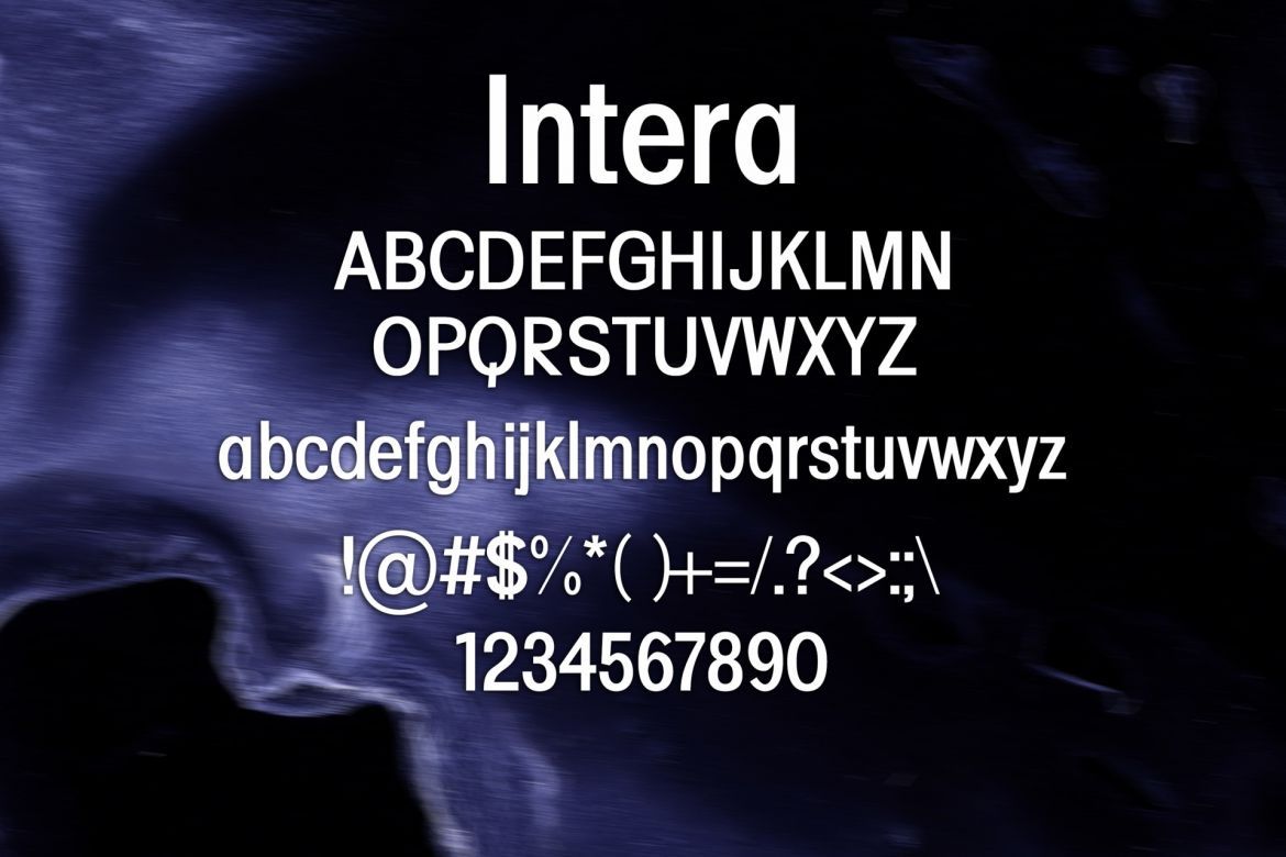 Intera Font - view 2