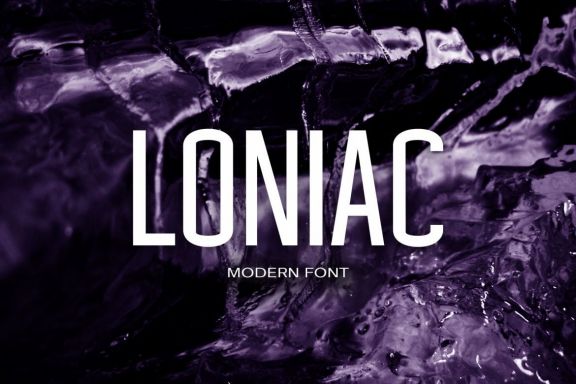 Loniac Font - view 1