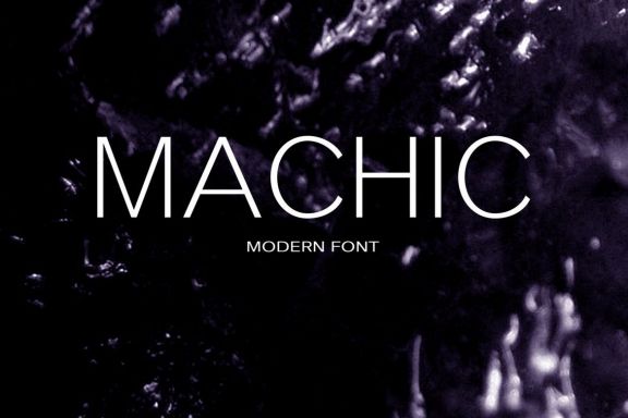 Machic Font - view 1