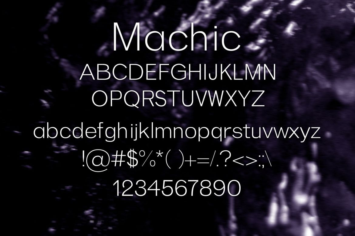 Machic Font - view 2