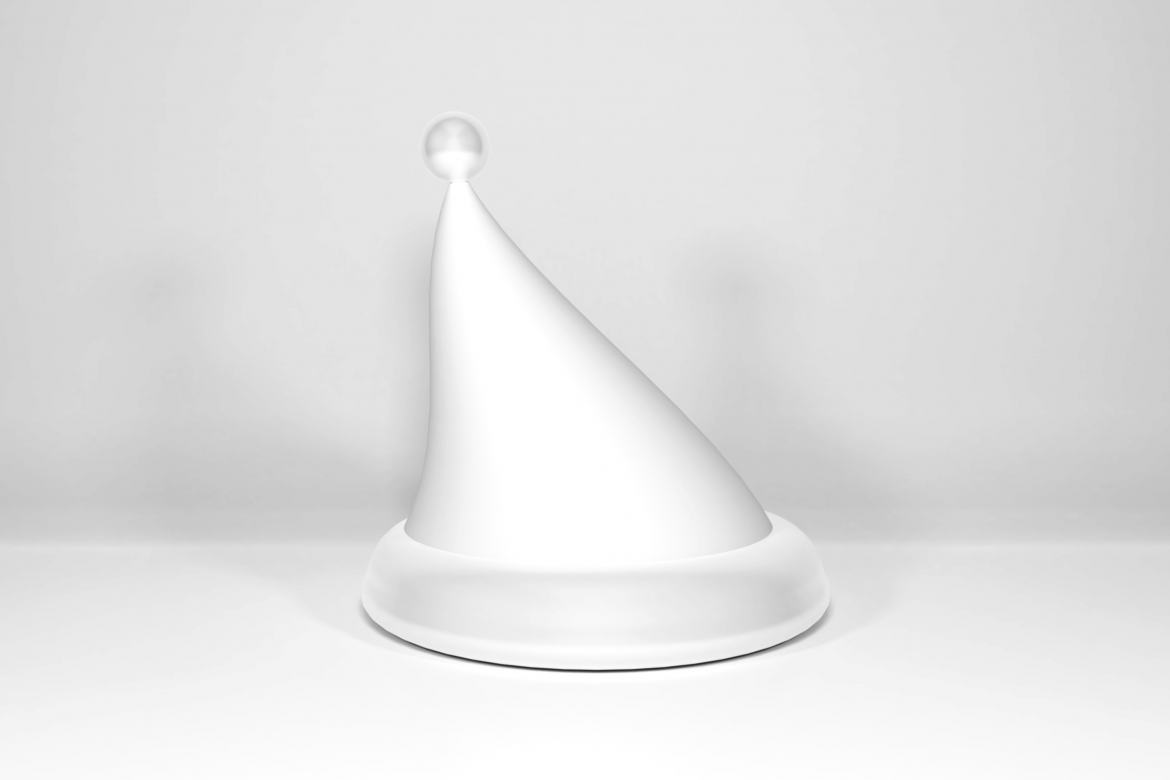 Christmas Santa Hat - Free Mockup Template - view 2