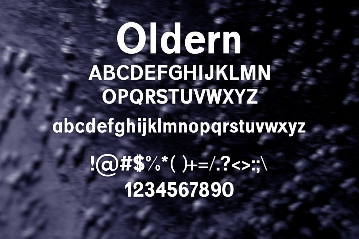 Oldern Font - view 2