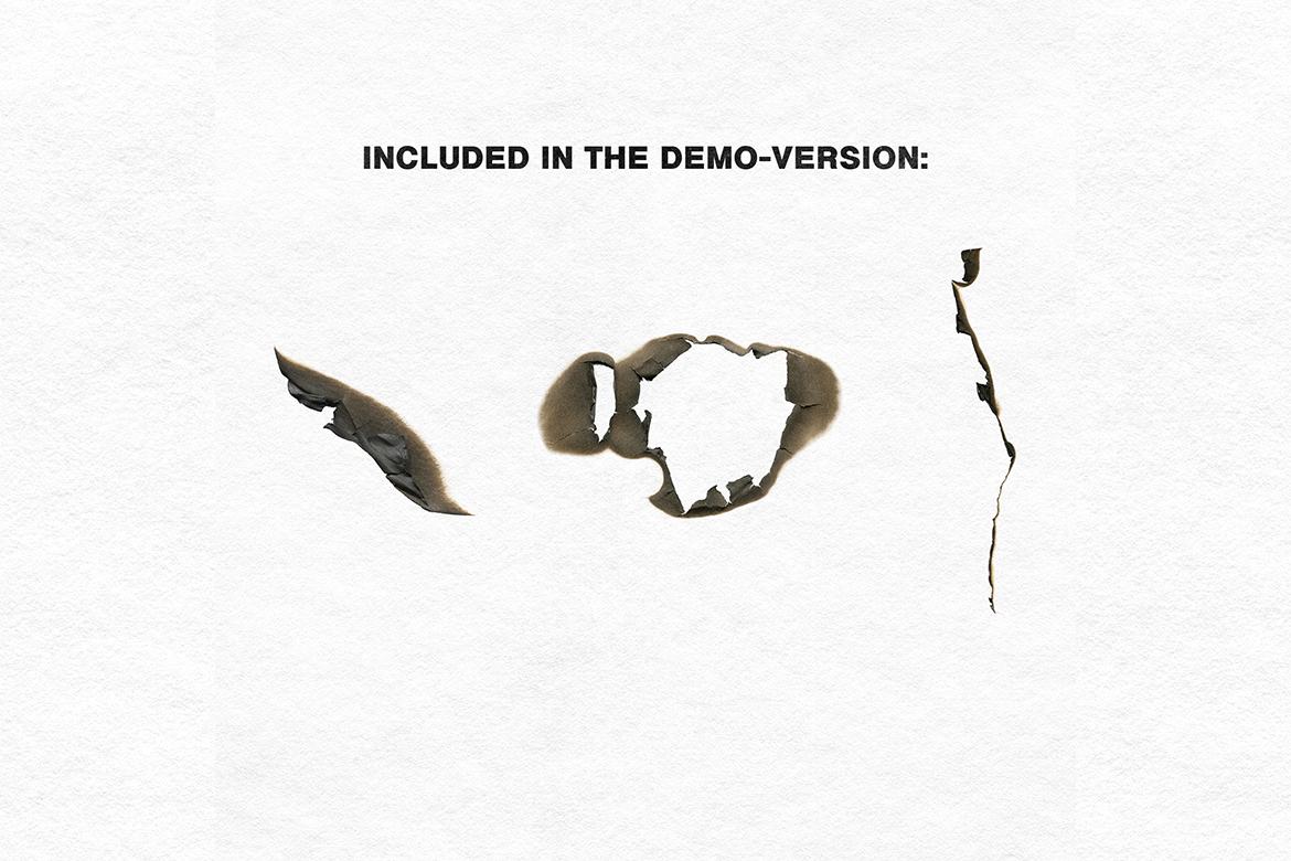 Free High-Resolution Burned Paper Pack VOL.1 alternate