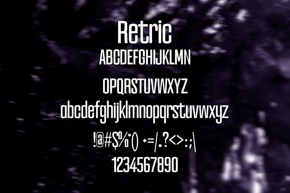 Retric Font - view 2
