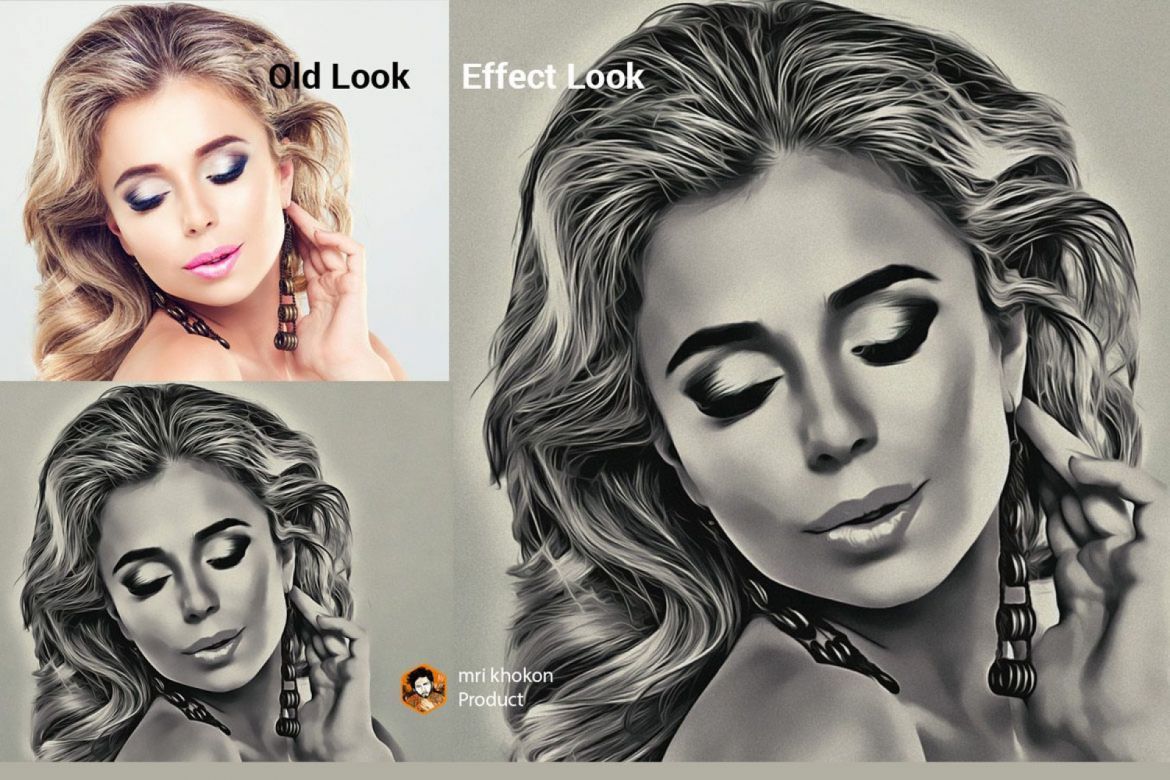 Photoshop Silver Effect - view 3