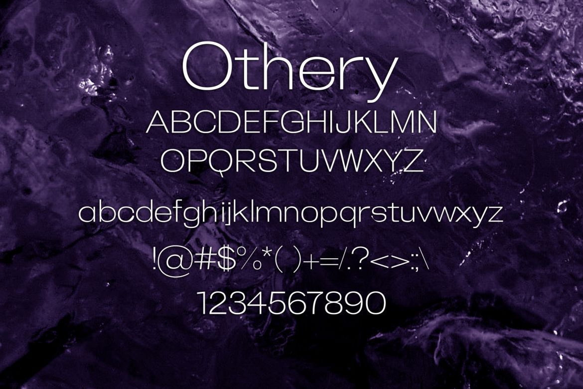 Othery Font - view 2