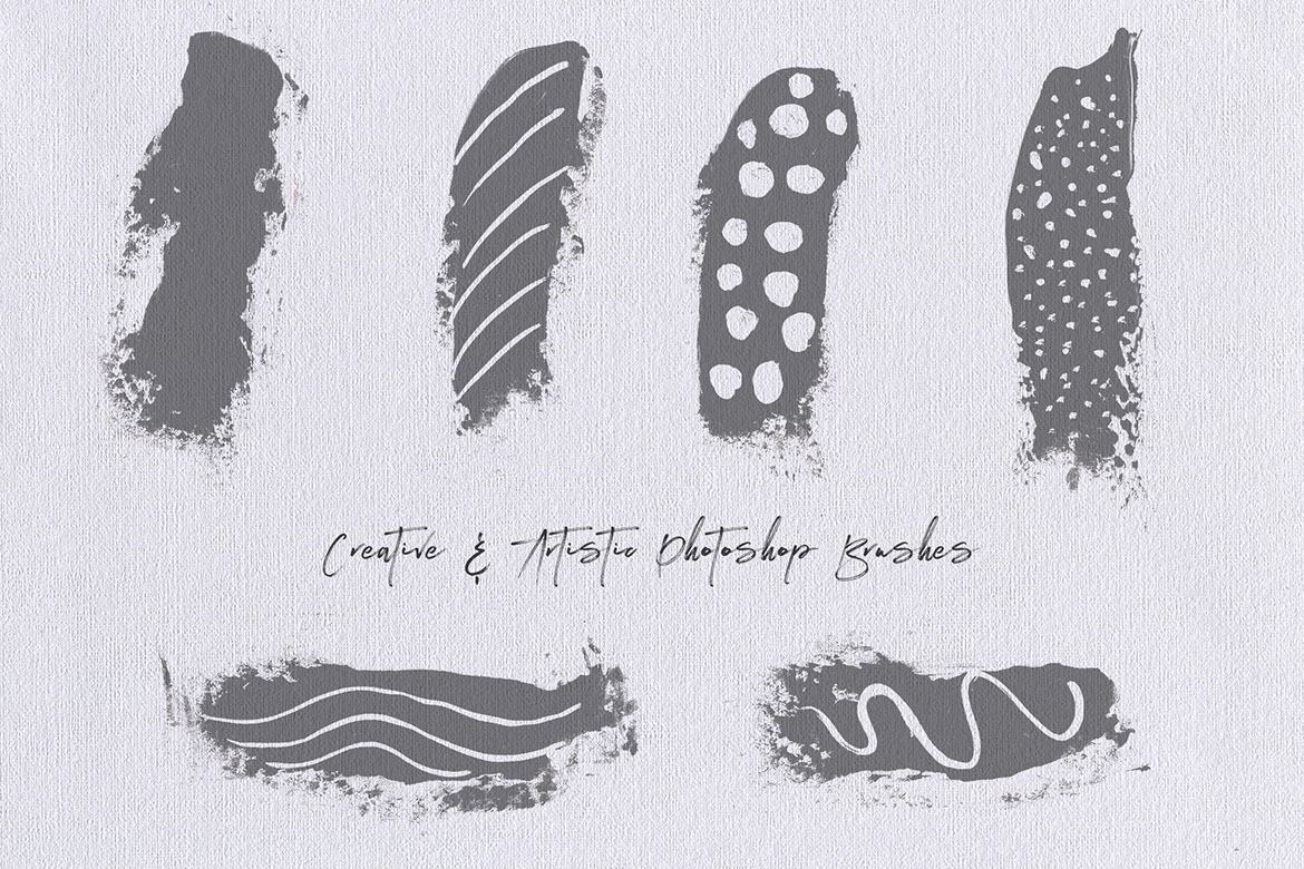 Free Grunge Shapes & Brushes - view 3