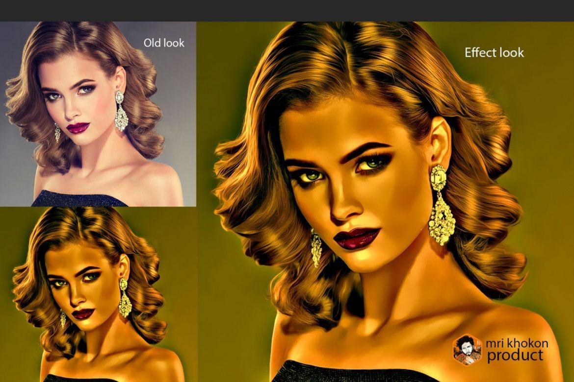 Gold Look Photoshop Effect - view 5