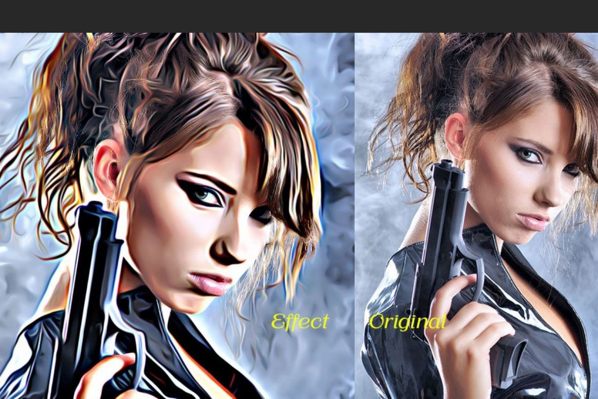 Oil Paint Digital Art Action - view 5