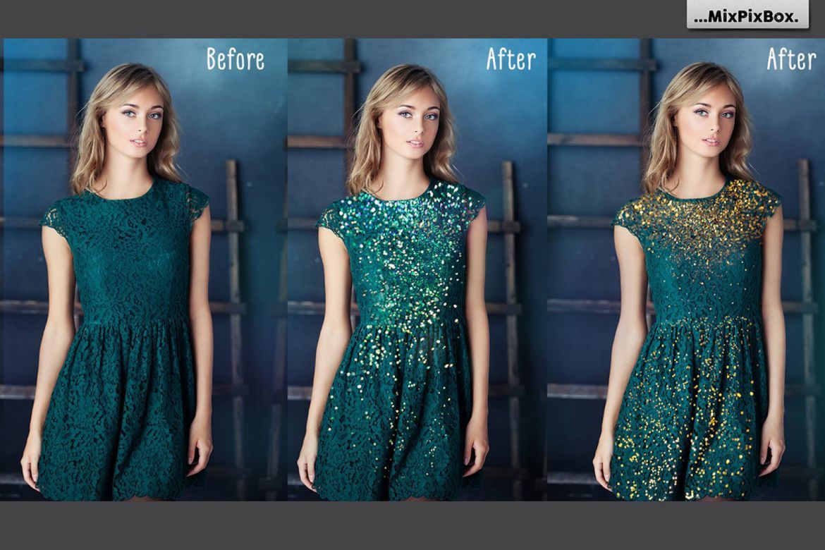 Glitter Photo Overlays alternate