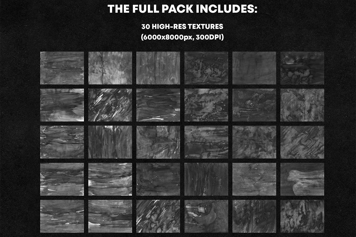 FREE INKED PAPER TEXTURE PACK VOL.1 - view 5