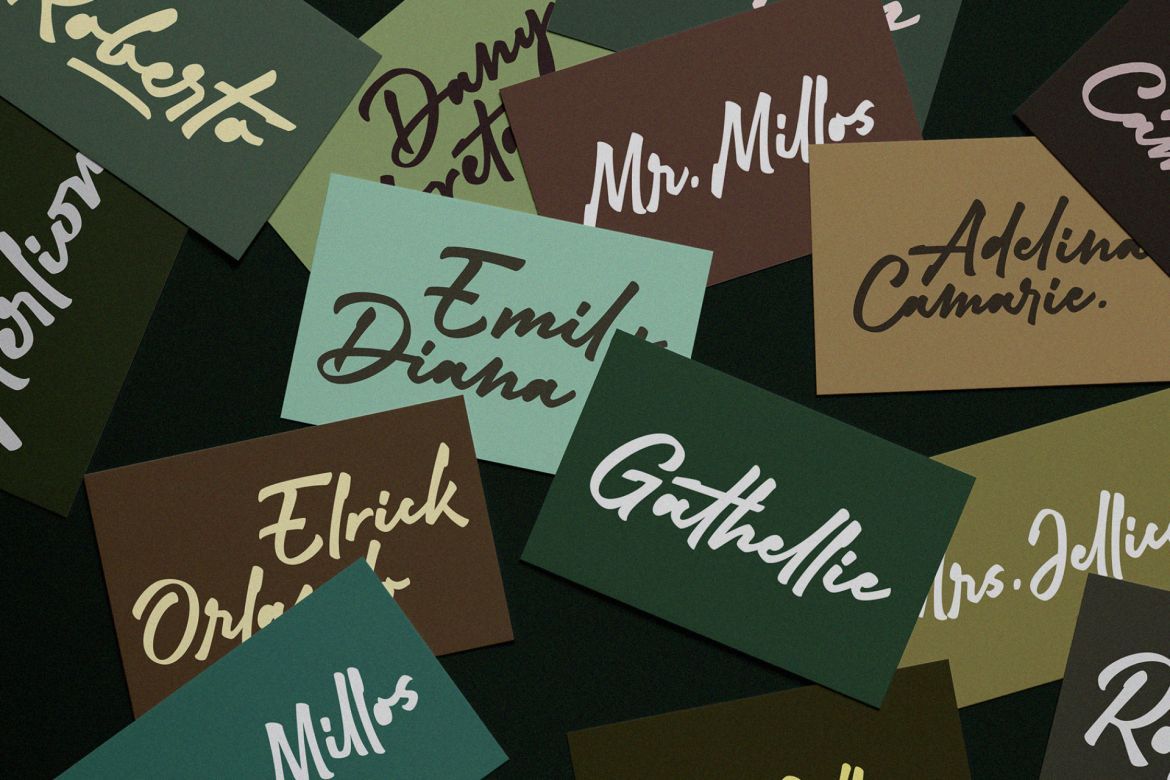 Adelina Camarie Bold Signature Font - view 4