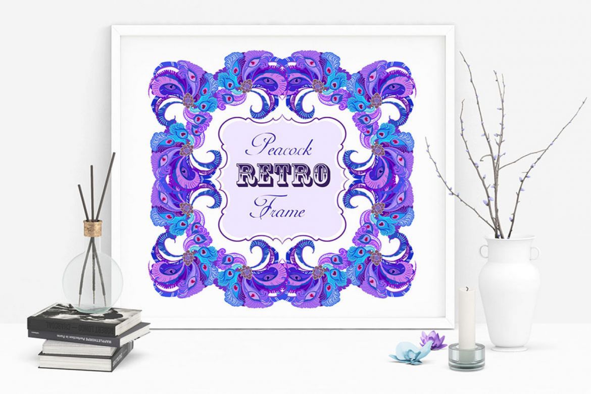 Retro Peacock Feathers Set vol # 1 alternate