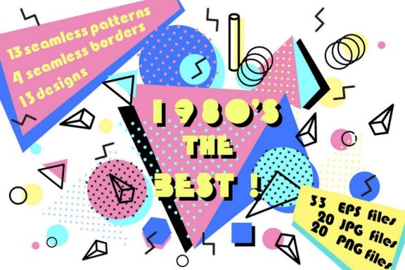 1980's the Best! Memphis style