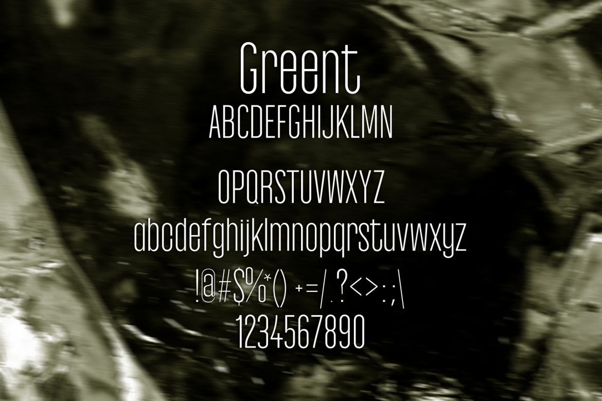 Greent Font alternate