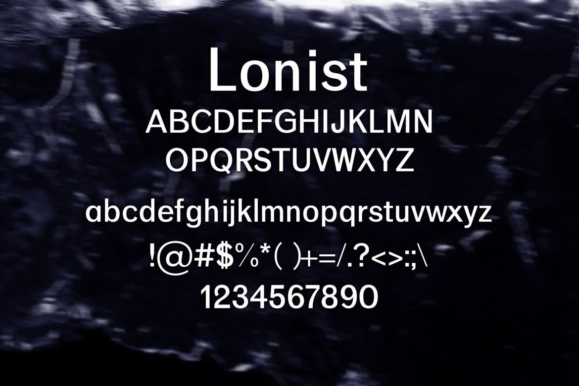 Lonist Font alternate