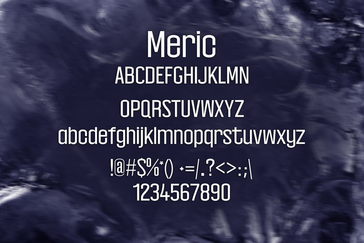 Meric Font alternate