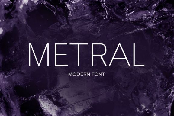Metral Font
