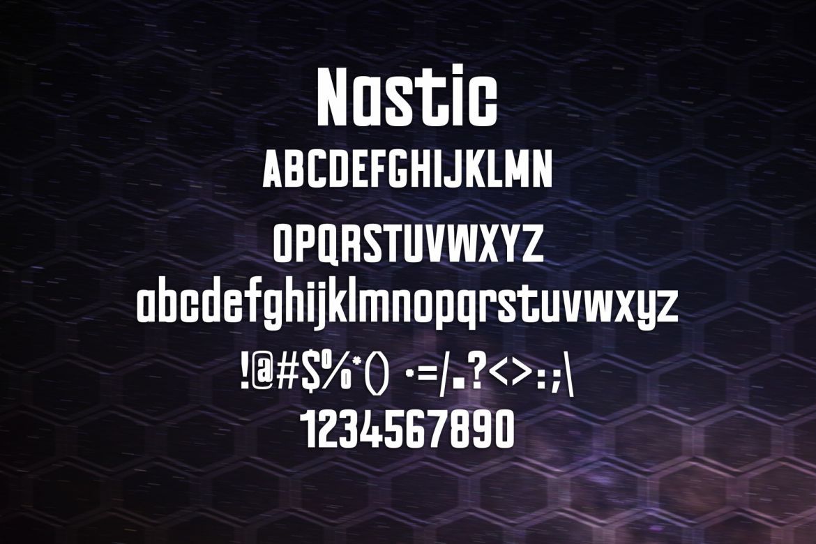 Nastic Font alternate