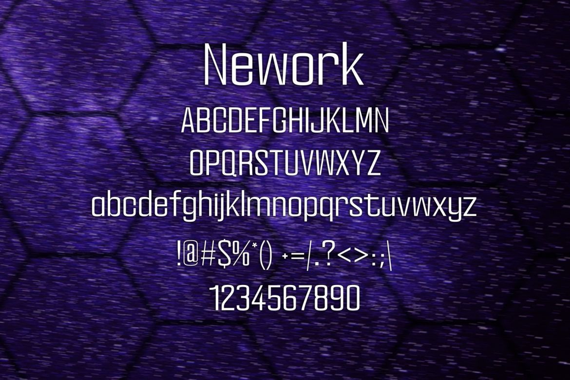 Nework Font - view 2