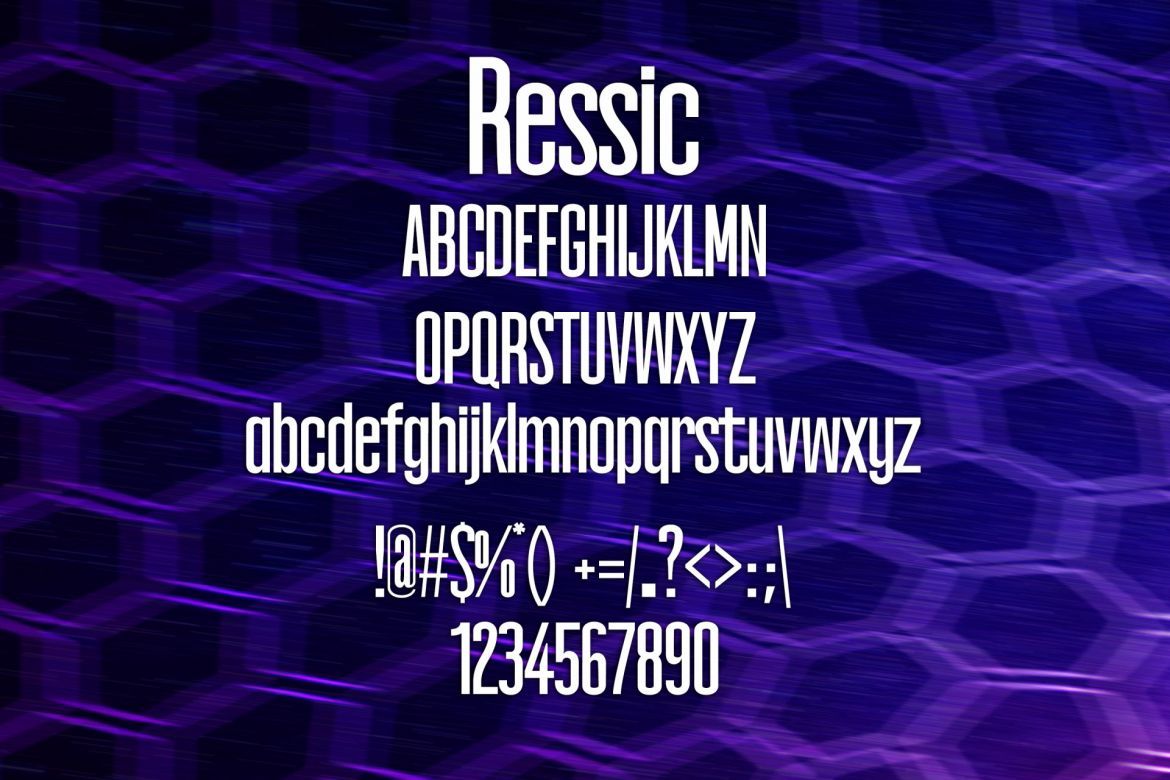 Ressic Font alternate