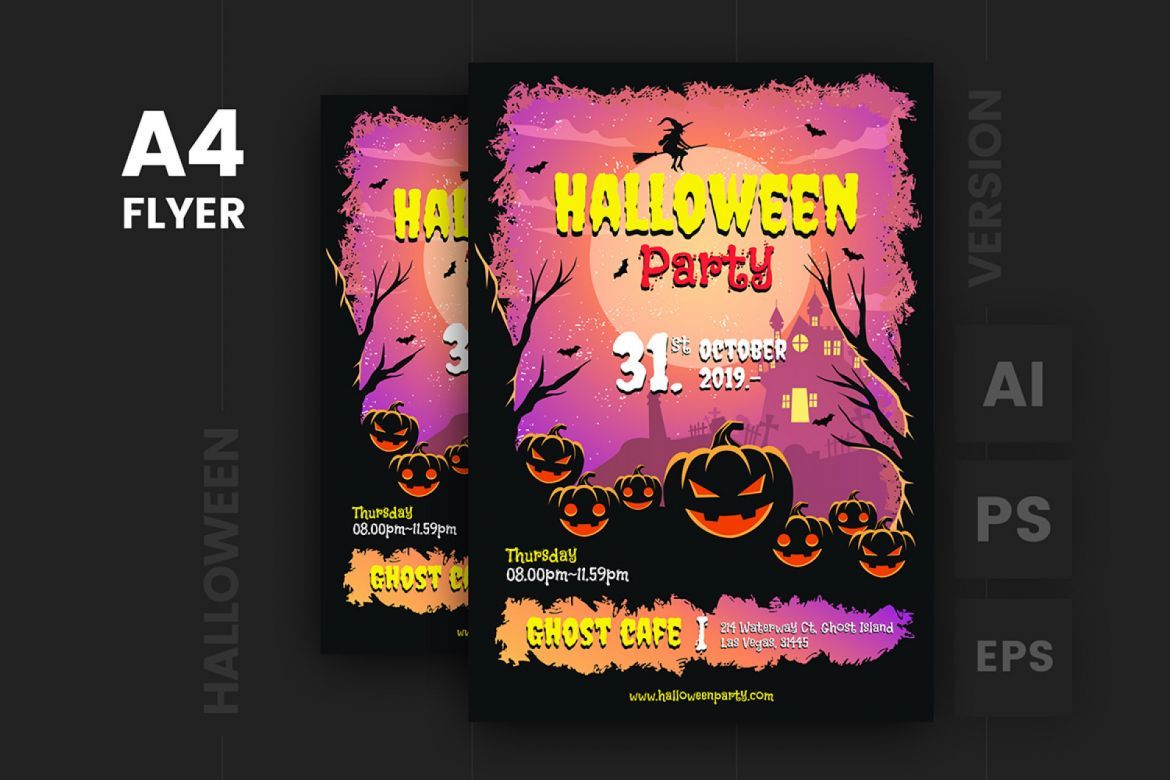 Halloween Flyer Template - view 2