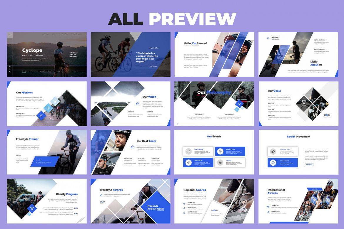 Cyclope - Bicycle Powerpoint alt