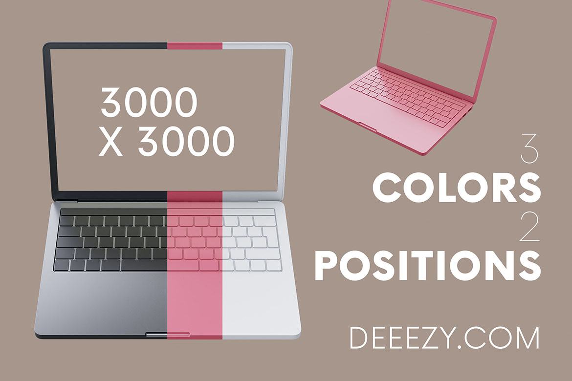 Simple 3D MacBook - Free PNG Images alternate