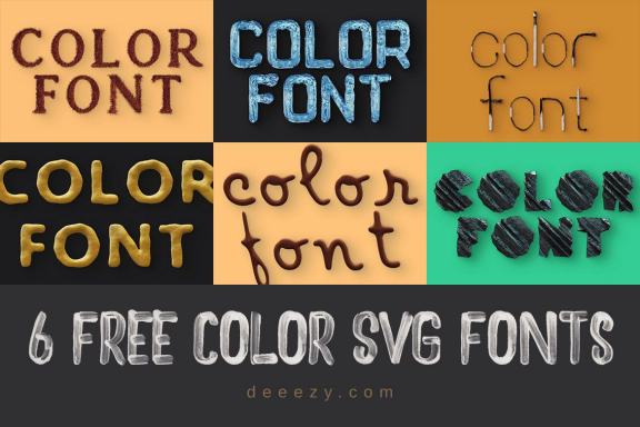 Free Color SVG Fonts 4