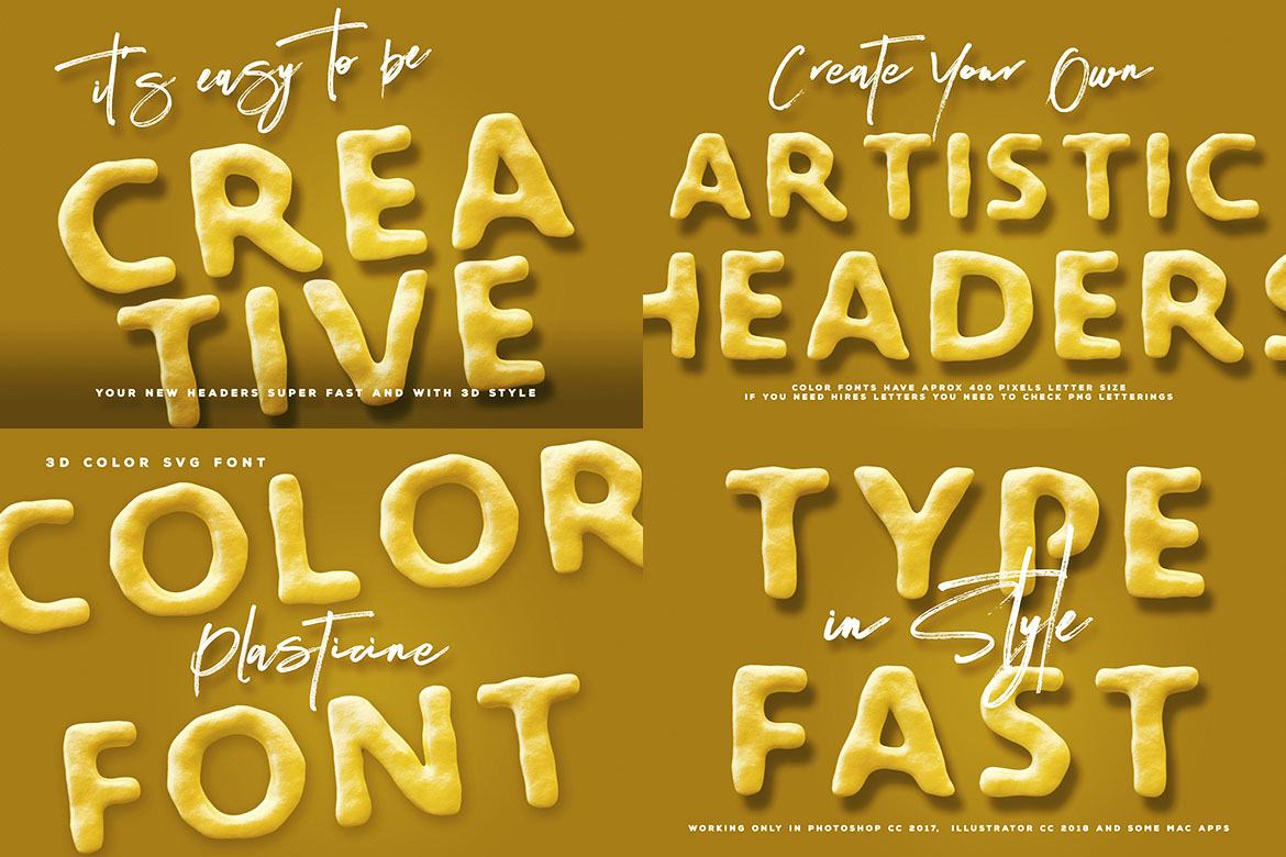 Free Color SVG Fonts 4 - view 13