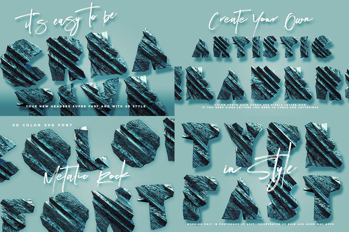 Free Color SVG Fonts 4 - view 9