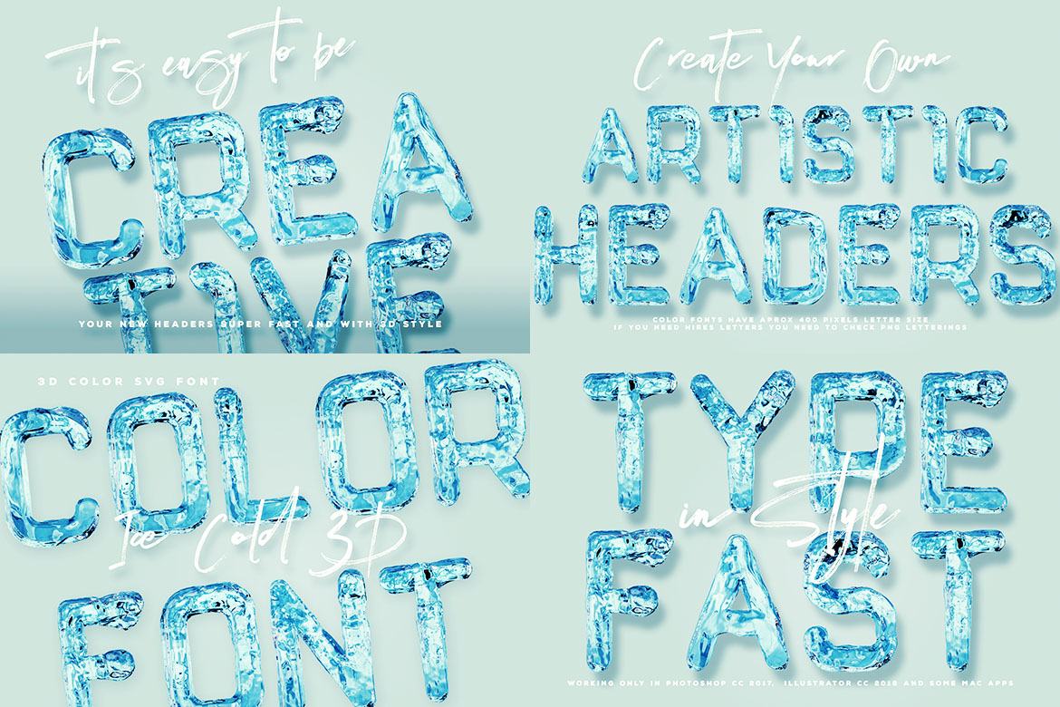 Free Color SVG Fonts 4 - view 5