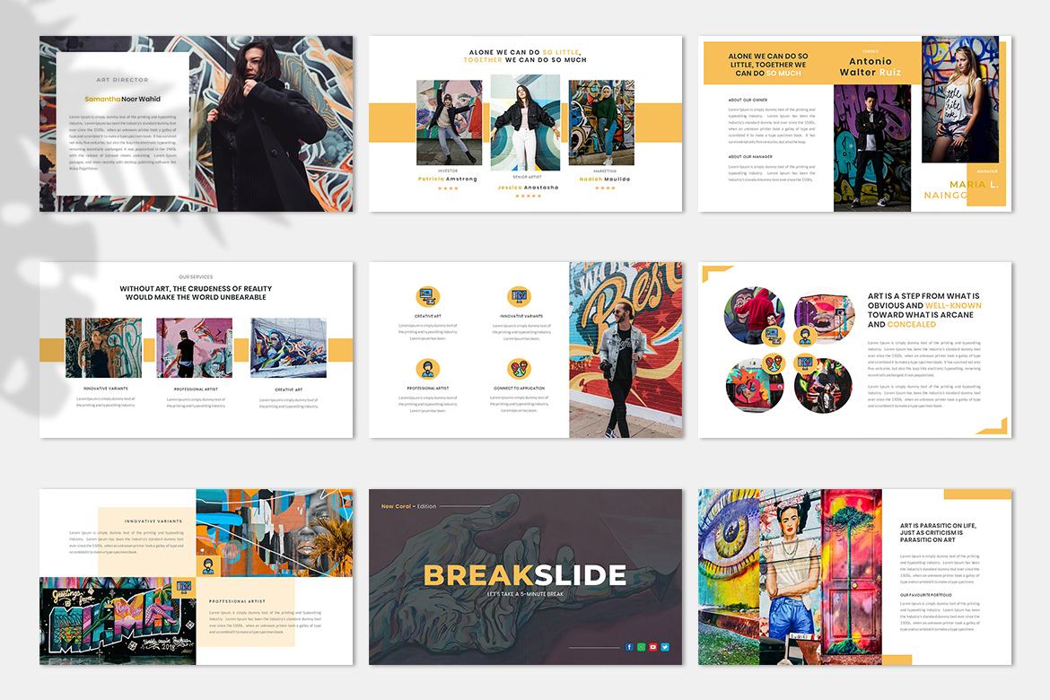 Imajinassi – Creative Business Keynote Template - view 3