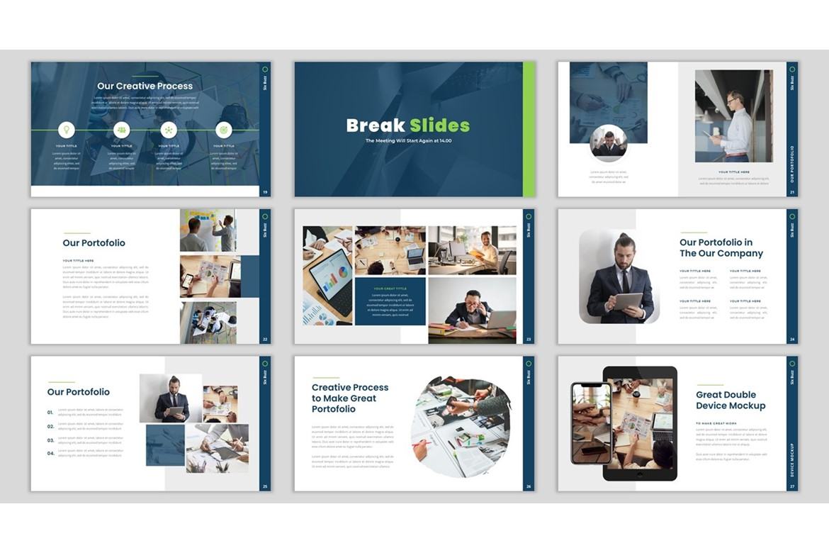 Six Buzz - Free Business Google Slides Template - view 4