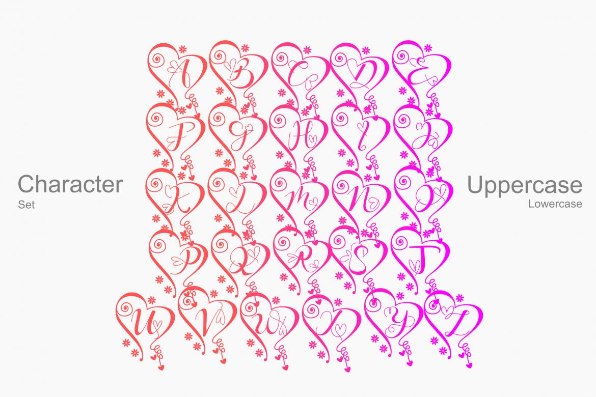 Sweety Monogram - FREE Font alternate