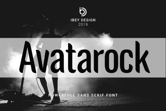 Avatarock - Free Modern Font