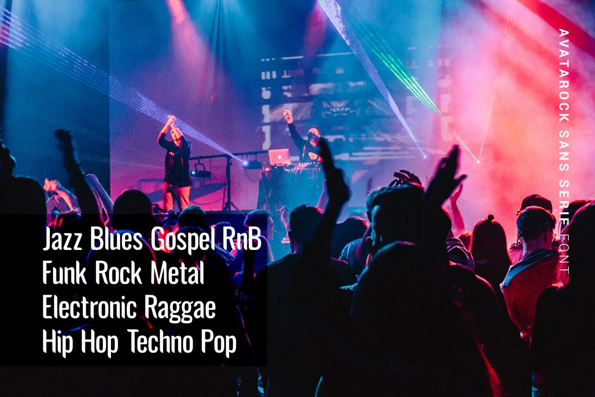 Avatarock - Free Modern Font - view 11