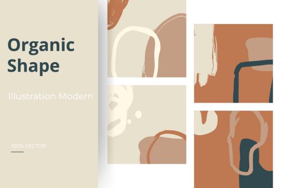 Organic abstract shapes 1 - Free