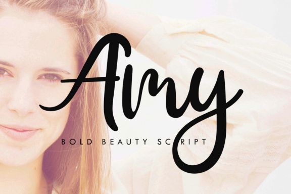 Amy // Beauty bold script
