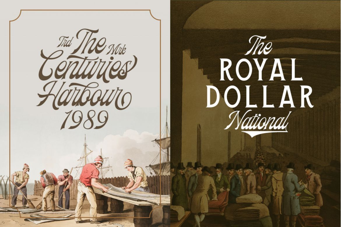 Frankest - The Vintage Font Duo alternate