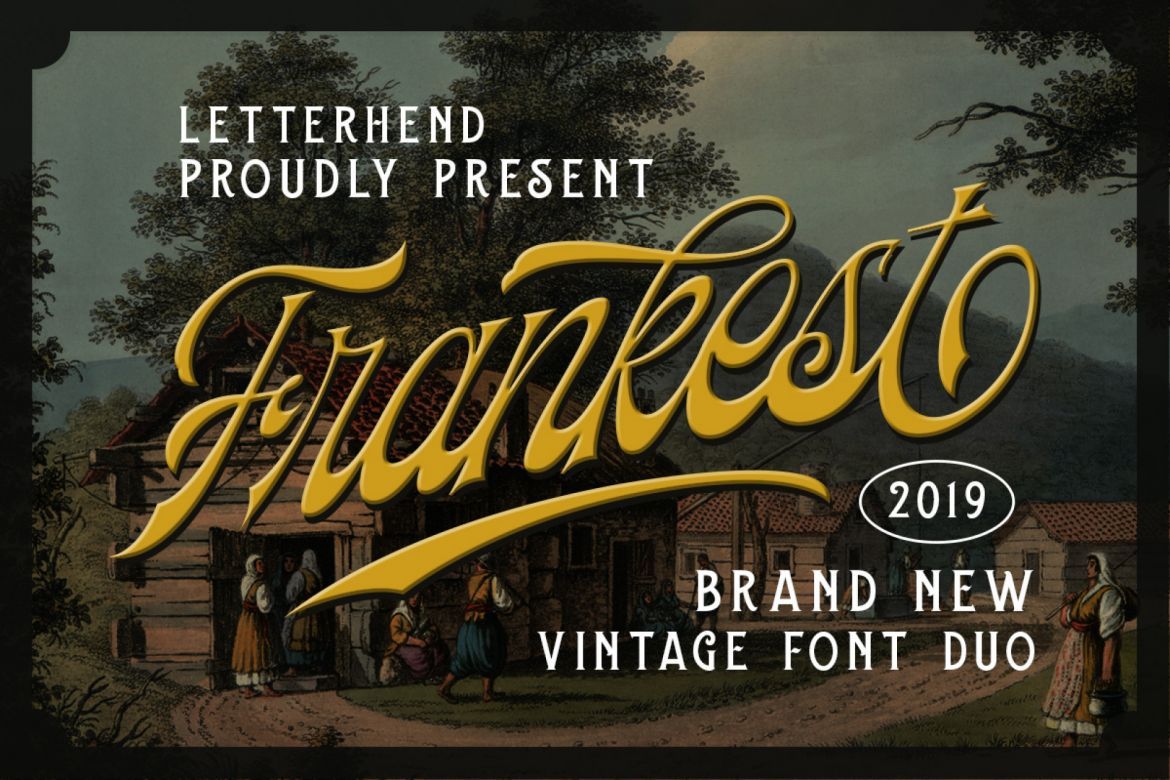 Frankest - The Vintage Font Duo - view 11