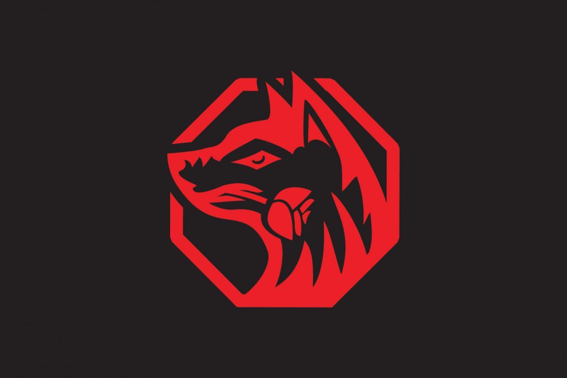 Romance Wolf Logo Icon - view 2