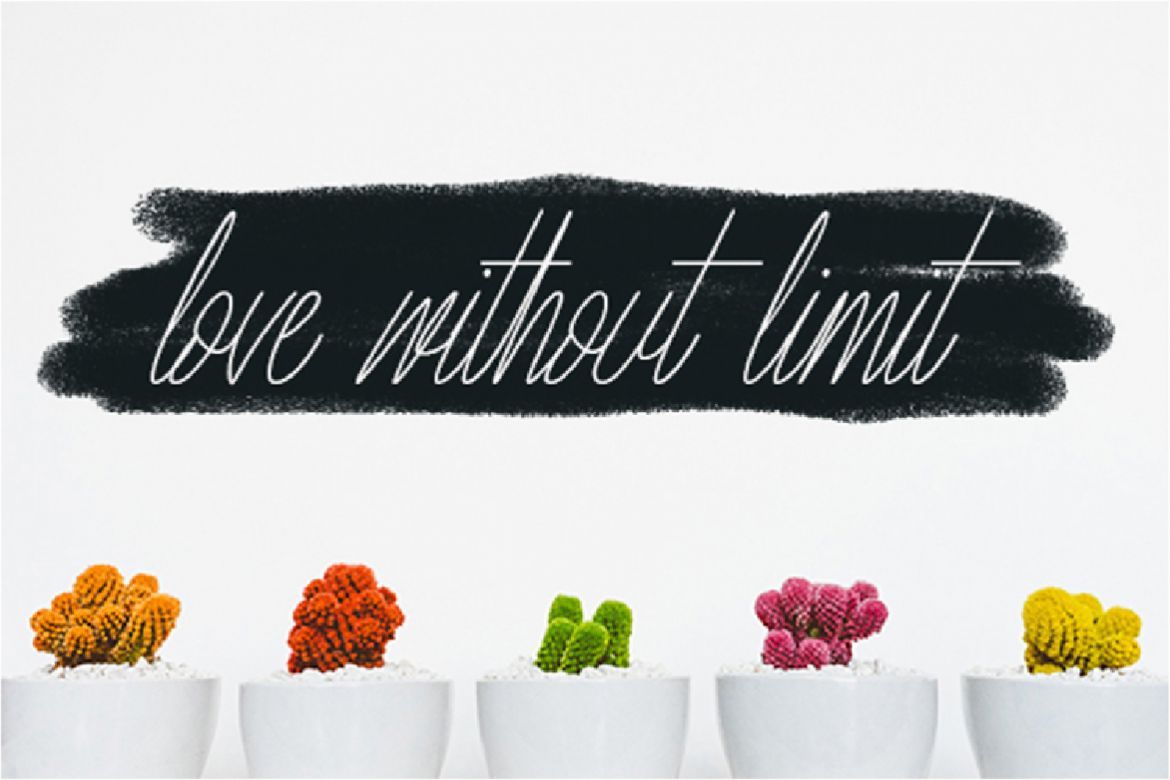 Town Hill - Handwritten Font alt